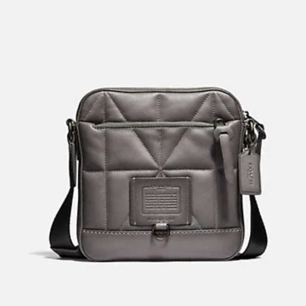 Coach Rivington Crossbody With Quilting Grey